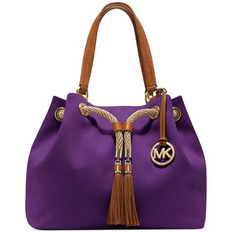 michael kors tasche violett|michael kors go bag.